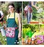 Hortem Ensemble d'outils de jardinage Hortem pour femmes outils à main en aluminium sécateur et sac ceinture avec emballage floral comme cadeau de jardinage