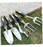 Outils de jardinage Kit Kit SPADE RAKE RAKE DRAFTER Jardin en alliage d'aluminium avec poignée en plastique jaune 5pcs outils de jardinage
