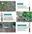 YINGJEE Kit d'outils de jardinage 82 pièces avec sac gants truelle pelle à plantes râteau fourchette étiquettes pour plantes accessoires de jardin