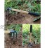 MTCWD Cultivateur Ergonomique Professionnel à 3 Dents Essentiel pour Le Jardinier Outils à Visée Solide Color : Black Size : 38x12x7cm