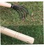ODOUKEY-Griffe harrowHand Cultivateur sol Tiller Claw Outils de jardinage Rake 5 Prong en acier au carbone avec poignée en bois dur