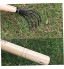 ODOUKEY-TOOLSHand Cultivateur sol Tiller Claw Outils de jardinage Rake 5 Prong en acier au carbone avec poignée en bois dur