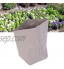 TAKE FANS Sac de plantation en papier kraft lavable réutilisable pour jardin balcon serre 20 x 20 cm gris