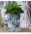 BERTY·PUYI Décoration Créative De Pot De Fleur Déesse Sculpture Pot De Fleur Résine Jardin Petite Plante Pot De Fleur