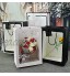 Boîte à fleurs avec poignée en papier kraft étanche pour bouquet de fleuriste emballage cadeau Saint-Valentin mariage décoration de fête couleur : A