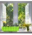 Cabilock Boîte à fleurs rectangulaire en plastique pour fenêtre Pour plantes succulentes Pour rebord de fenêtre terrasse jardin balcon