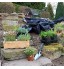 GardenMate Toile Anti-Mauvaises Herbes 2x5m en Non tissé 50g m² antidéchirure Anti-UV et perméable à l'eau 2x5 = 10m²