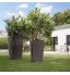 Lechuza – Pot de Fleurs d’Extérieur et d'Intérieur – Cottage Cubico – Réserve d'Eau Intégrée – Coloris Granit – 30 x 30 x 56 cm