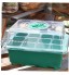 Nursery Box pour le bac de semences avec couvercle respirante réglable propagateur pour les plantes À partir Growing 12 trous 2PCS Planteur Sacs pour le jardin