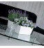 Prosper Plast Dupp400-s449 39 x 19 x 18.2 cm Boîte Lotex24 Coubi Pot de Fleurs – Blanc