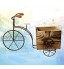 Vélo Pot De Fleur Vélo Planteur en Bois Tricycle Plante Stand Vintage Succulent Conteneur Bonsaï Pot pour La Maison Bureau Table Bureau Décoration-A||28X11cm