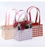 xinlianxin Sac à main pliable et portable étanche pour arrangement de fleurs panier à fleurs sac cadeau couleur : rouge