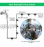 Aiglam Système de brumisation,10M Système d'irrigation Système de brumisateur extérieur Système Refroidissement Idéal pour Gazebo Jardin Patio 12 Buse Noir