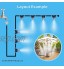 Fixget Brumisateur de Terrasse Système de Brumisation Kit D'Irrigation Extérieur Goutte à Patio Misting Micro Flow Drip Kit pour Gazebo Jardin 10