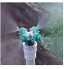 Irrigation de pelouse de sprinkler 20 Pcs Cross Fog Buse 1 2" fileté mâle Mist Pulvérisateur tête irrigation goutte à goutte for l'arrosage des plantes à effet de serre d'arrosage Color : Black