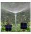 Irrigation de pelouse de sprinkler 50 Pcs 1 2"Jardin Irrigation Arroseur réglable de pulvérisation d'eau d'irrigation Tête Outils Micro-injection goutteur goutteur Color : Black