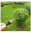 Irrigation de pelouse de sprinkler Pulvérisateur irrigation goutte à goutte avec 4 7mm T-shirts Connecteur d'arrosage Arroseur Mist 200 Pcs gris jardin Fog Nozzle Color : Black