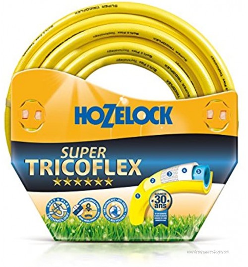 Hozelock Tuyau de Jardin Super Tricoflex Ultimate Multicolore Ø 12,5 mm – 100 m