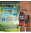DEWENWILS Ordinateur d'arrosage avec 2 sorties indépendantes minuterie d'irrigation pour jardin fréquence d'arrosage flexible étanche connecteur 3 4" certifié CE