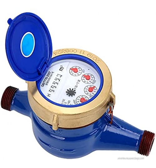 Liyong Compteur d'eau débitmètre d'eau Tamis filtrant intégré pour mesurer la consommation d'eau pour Les Applications de comptage