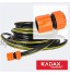 KADAX Raccord de tuyau en plastique ABS Raccord rapide pour tuyau d'arrosage Raccord de tuyau d'arrosage Raccord de tuyau Raccord d'extrémité 3 4"