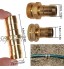 QAQGEAR Raccords de Tuyau d'arrosage Kit de réparation de Tuyau avec Pinces Connecteurs de Tuyau Femelle et mâle Convient à Tous Les tuyaux d'arrosage 5 8"et 3 4" 6 Ensembles