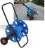Chariot de tuyau d'eau enrouleur de tuyau dur pas facile à rouiller avec des roues pour les jardins pour l'irrigation pastorale des pelouses
