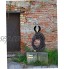 Ohomr Tuyau d'arrosage Porte-Support Mural Crochet d'arrosage Tuyau Cintre en métal Porte Noir 2PCS