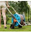 ZAQI Tuyau Arrosage Jardin Chariot de dévidoir pour tuyaux de 60 m Poids léger À Toute épreuve Support de Support de Tuyau d'eau pour Patio Lawn Outdoor Yard sans Tuyau