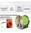 YUESFZ Enrouleurs de tuyaux Porte-Pipe Mural pour Lave-Auto Enrouleur D'arrosage pour Jardin Forfait Abordable Résistant À l'usure Color : Green Size : +DN15*4