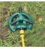 Amusingtao Arroseur de jardin Système d'irrigation pour pelouse Rotation automatique à 360 degrés Arroseur de pelouse pour cour pelouse jardin