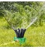 NALCY Lawn Sprinkler Buse D'arrosage Réglable Arroseur de Pelouse Automatique Rotatif 360° Pelouse Arroseur Tête Buse Réglable pour Pelouse Jardin Champ de Légumes