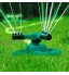 Qiwenr Arroseur de jardin Arroseur automatique d'eau de pelouse Système d'arrosage rotatif à 360 degrés à 3 bras,12 buses,couvrant une grande surface,pour arroser vos plantes à gazon,légumes et plus