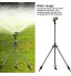 Raguso Arroseur en Acier Inoxydable + trépied Ensemble Outil d'irrigation de l'eau arroseur système Automatique Fournitures d'irrigation de pelouse de Jardin réglables