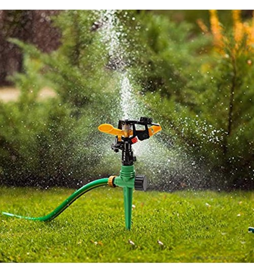 SOONHUA Pulvérisateur d'eau rotatif à 360 ° arroseur de jardin arroseurs de pelouse arrosage de pelouse circulaire d'arrosage de jardin d'extérieur