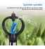 WNSC Arroseur d'eau 5 pièces tête de pulvérisation de Jardin d'arrosage de pelouse de Jardin pour Outil d'irrigation de tête d'arrosage de pelouse de Jardin