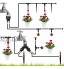 Aiglam Système d'irrigation Jardin Micro Irrigation Goutte à Goutte Irrigation Automatique Kit Irrigation Goutte à Goutte Automatique Irrigation de Jardin pour Paysage Plantes de Patio 40M
