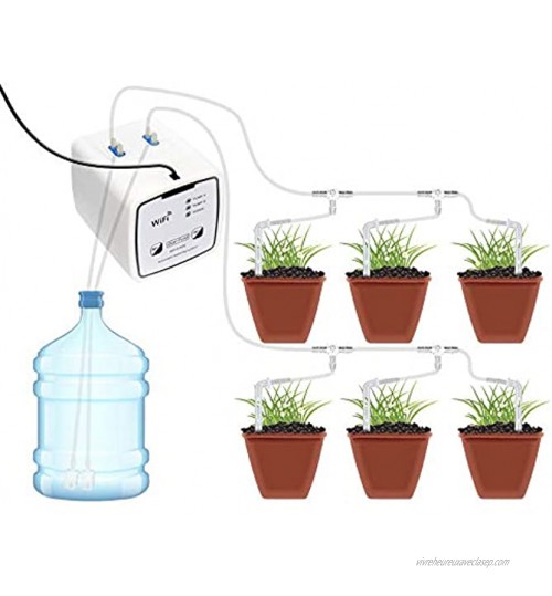 U N Dispositif d'arrosage automatique dispositif d'arrosage intelligent lot de 15 pots pour arrosage système d'irrigation automatique pour plantes de jardin.