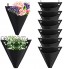 abcd123 Sac de tenture Murale de Plantes à Fleurs Suspension de jardinière Murale Sac de Plantation Suspendus Support de Pots de Fleurs pour Plantes triangulaires