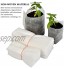 FOCCTS 200pcs Biodégradable Non Tissé Sacs de Pépinière Tissu Pots Sacs Environnementaux Semis Sacs de Croissance d'Elevage avec 100 Étiquettes 10 x 12 cm 14 x 16 cm