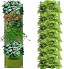 LITLANDSTAR Sacs de jardinière Suspendus Paquet de 2 Jardinière Murale Verticale Suspendue à 7 Poches Plantation de Sacs de Culture Jardinage intérieur extérieur Pot de Fleurs Vert Vertical Vert