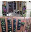 Sacs à Plantes Fengaim Mis à Jour Jardinière Murale Verticale à 6 Poches Sacs de Plantation Suspendus muraux pour Les Plantes de clôture de Jardin de pelouse de Jardin