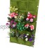 TOPINCN Sac de plantation vertical à suspendre au mur pour plantes herbes légumes et fleurs 18 15 12 7 poches 18 poches