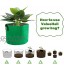 ValueHall 5 pièces Sac de Plantation Aération Tissu Pots Sacs à Plantes en Non tissé Sacs de Culture pour Légumes avec Poignées pour Jardin Maison V8020C 37 Litre