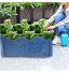 XQxiqi689sy Sac de plantation Grande Capacité Anti-ultraviolet Légumes Plantes Sac de Croissance pour Extérieur Bleu