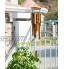 aFirst Carillon éolien d'extérieur en bambou avec 6 tubes pour décoration de jardin ou patio 76,2 cm