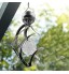 DDyna Lampe Carillon Lampe Carillon éolien Argent Solaire extérieur Cour étanche décoration de Jardin veilleuse énergie Solaire Argent