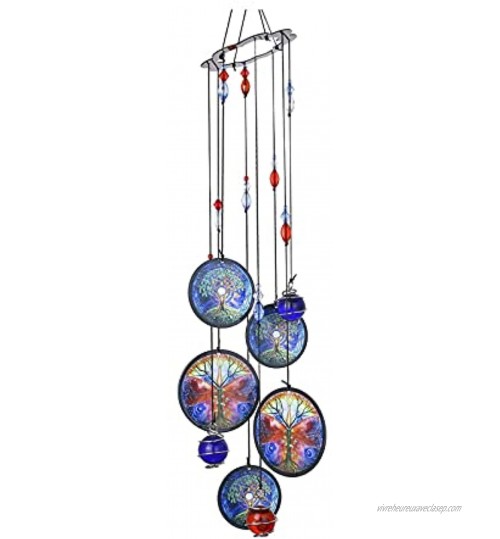 Décor Extérieur de Carillons éoliens Carillons éoliens Commémoratifs en Métal de 23" Cadeaux de Carillons éoliens de Sympathie d'arbre pour Le Décor Suspendu de Jardin à la Maison