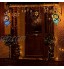 JelyArt Solaire Carillon Éolien LED Carillon à Vent Lumières Étanche Changement de Couleur boule de cristal rotative pour jardin,Fête Patio Porche Terrasse Cour Balcon Maison Décoration