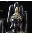 BOKIE Bouddha ThaaLandais dans la Figurine de Statue de Palmier Bouddha Zen Sculpture-IntéRieur DéCor ExtéRieur pour Jardin Patio Porche DéCor d'art de Cour